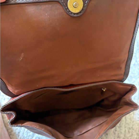 Brown Leather Backpack - Picture 2 of 3